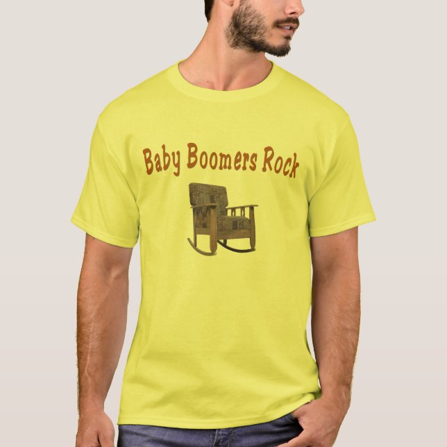 baby boomers rock  t-shirt (Front)