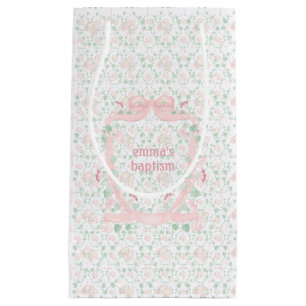 Baby Bootie Coquette Crest Small Gift Bag