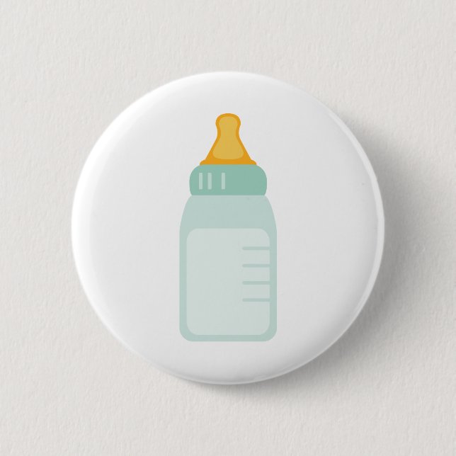 Baby Bottle 6 Cm Round Badge (Front)
