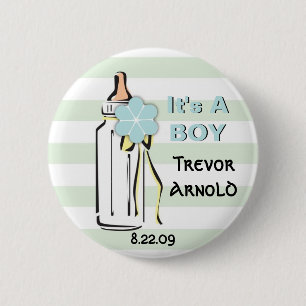 Baby Bottle- Boy Button
