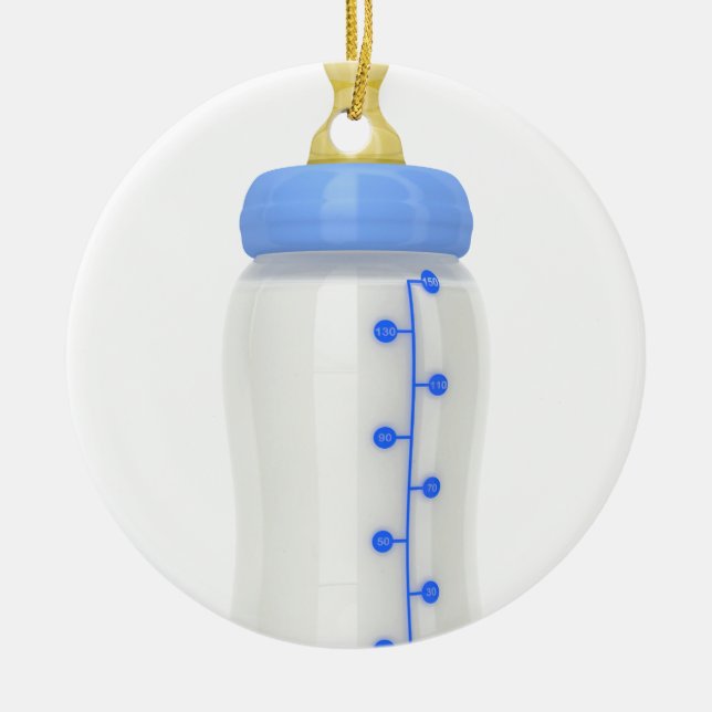 Baby bottle ceramic tree decoration (Front)