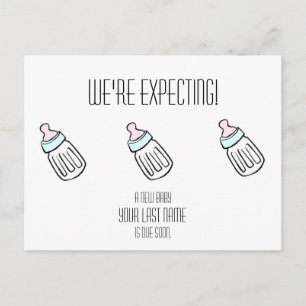 Baby Bottle Postcard