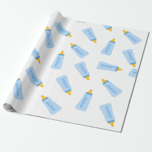 Baby Bottle Wrapping Paper