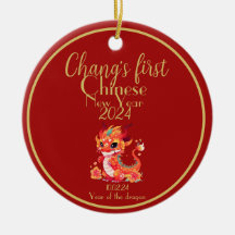 Baby boy 1st Chinese new year, year of the dragon