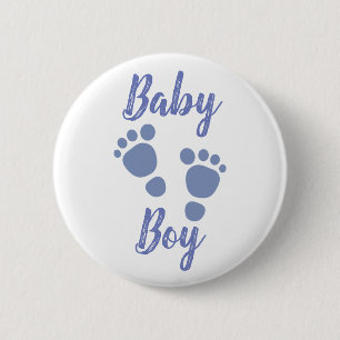 Baby Boy 6 Cm Round Badge