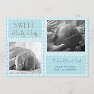 Baby Boy Announcement