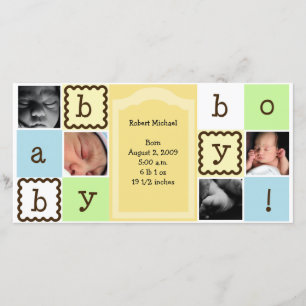 Baby Boy Announcement