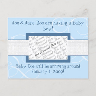 Baby Boy Announcement