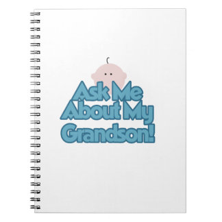 Baby Boy Ask About My Grandson Gifts Notebook
