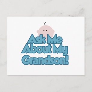 Baby Boy Ask About My Grandson Gifts Postcard