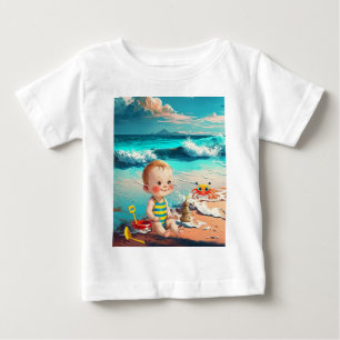 Baby Boy at the Beach T-Shirt