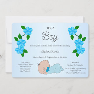 Baby Boy Baby Shower Invitation