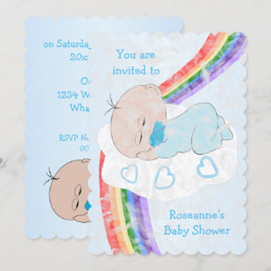 Baby Boy Baby Shower Invitation