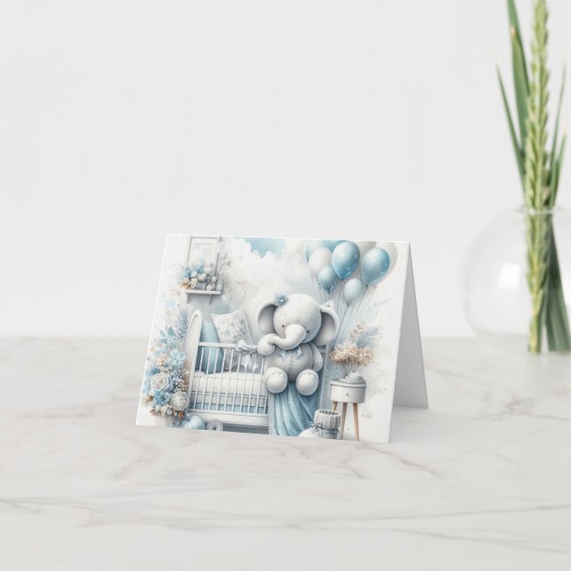 Baby Boy Baby Shower Invitation (Front)