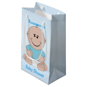 Baby Boy Baby Shower Small Gift Bag