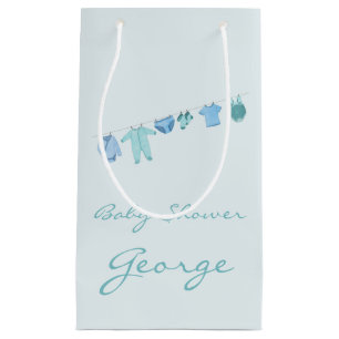 Baby Boy Baby Shower Small Gift Bag