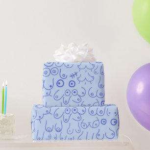 Baby boy baby shower wrapping paper