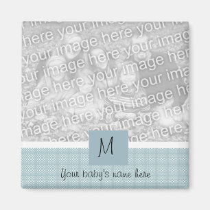 baby boy birth announcements magnet