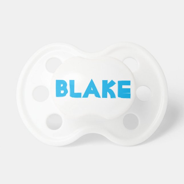 Baby Boy Blake Pacifier (Front)