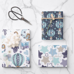 Baby Boy Blue Baby Shower Gift Wrap New baby