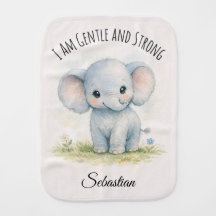 Baby Boy Blue Elephant Gentle Giant