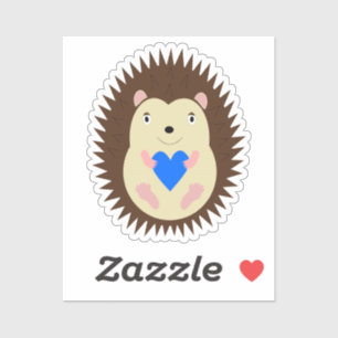 Baby Boy Blue Heart Hedgehog