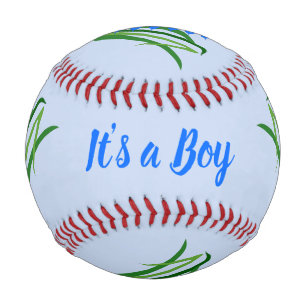 Baby Boy Bluebell Flowers Spring Custom Baseball