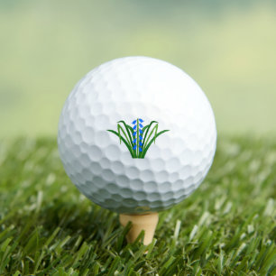 Baby Boy Bluebell Flowers Spring Golf Balls