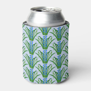 Baby Boy Bluebell Flowers Spring Patterned Can Cooler