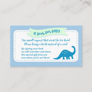 Baby Boy Book Card Request   Baby Shower