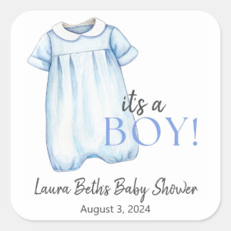 Baby Boy Bubble Stickers