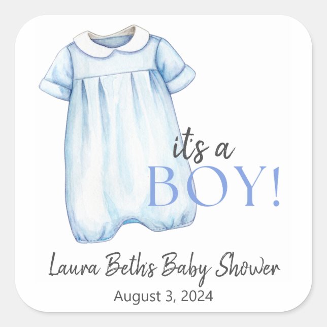 Baby Boy Bubble Stickers (Front)