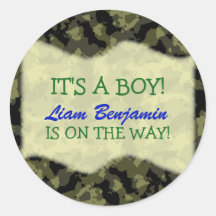 Baby Boy - Camo Themed Baby Shower
