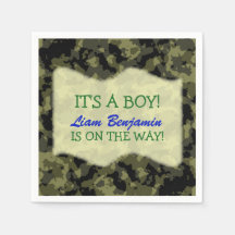 Baby Boy - Camo Themed Baby Shower