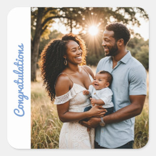 baby boy congratulations Sticker