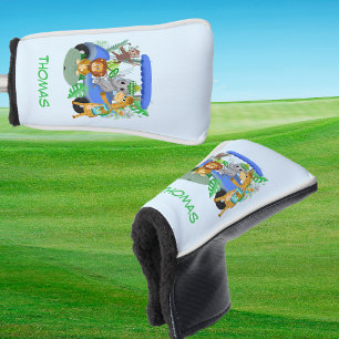 Baby Boy Elephant & Monkey Golf  Head Cover