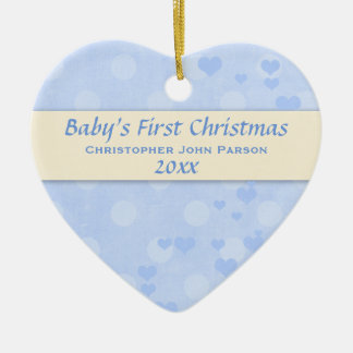 Baby Boy First Christmas Ornament