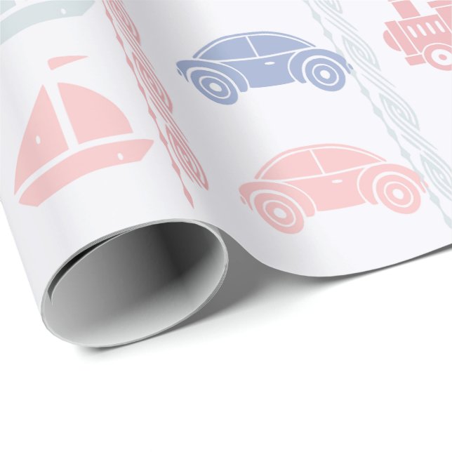 Baby boy gift  wrapping paper (Roll Corner)