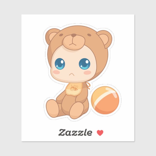 Baby Boy Girl Bear Jumpsuit (Sheet)