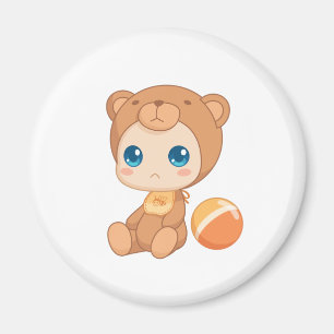 Baby Boy Girl Bear Jumpsuit Magnet