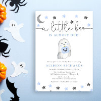 Baby boy halloween fall cute ghost baby shower