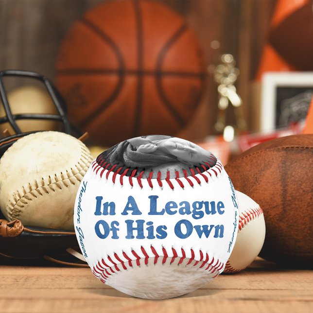 Baby Boy In A League of His Own Baseball (Creator Uploaded)