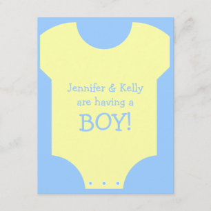 Baby Boy Invitation