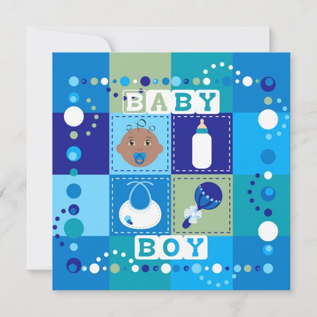 Baby Boy Invitation (Front)