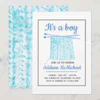 Baby Boy Knit Blanket