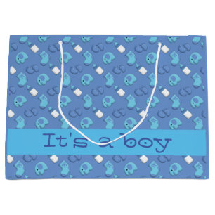baby boy large gift bag