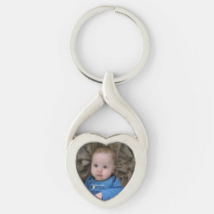 Baby Boy Little Son Personalised Photo Key Chain