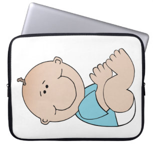 Baby Boy Lying Laptop Sleeve