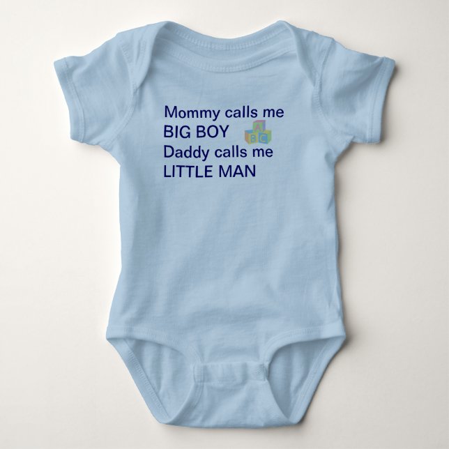 Baby Boy Man Shirt (Front)