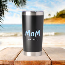 Baby Boy Mum Established Blue Typography